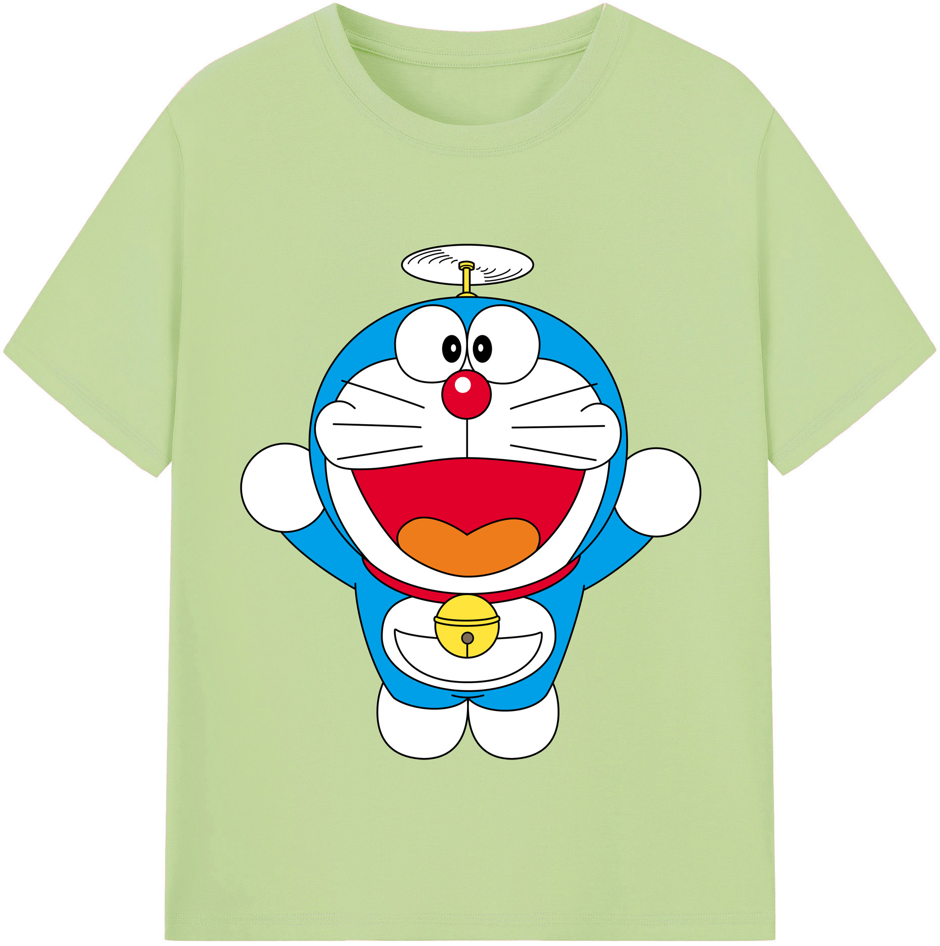 （画像用） ドラえもん Doraemon 綿100％半袖Tシャツ（フロントプリント）